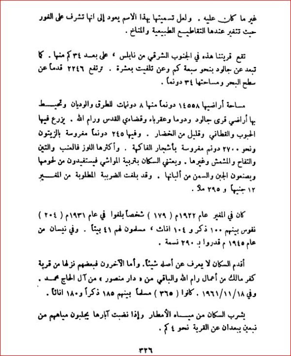 قرية المغير - رام الله