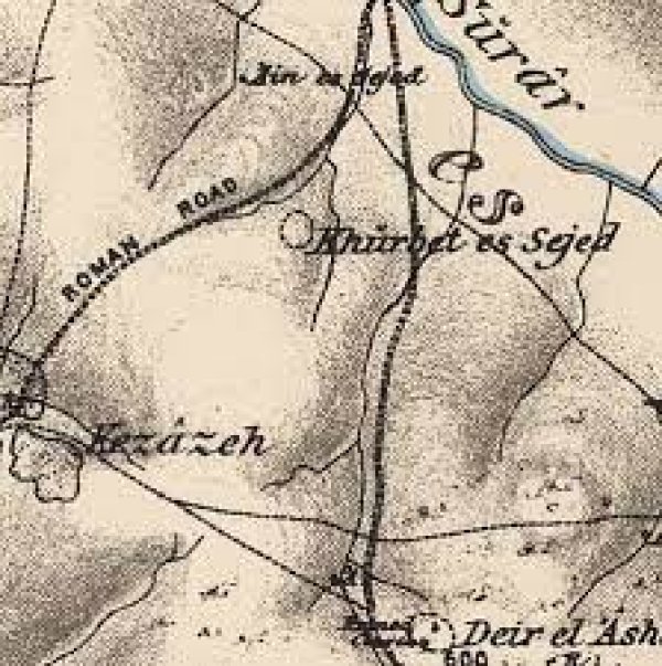 خريطة قرية سجد