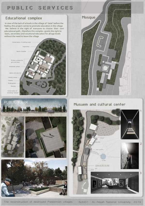 مشروع ياسمينة سلمان حول إعادة إعمار قرية صطاف