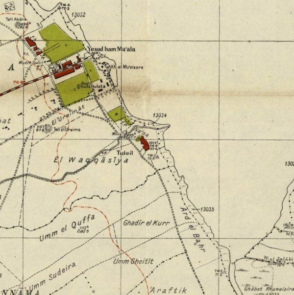 خارطة لقرية تليل