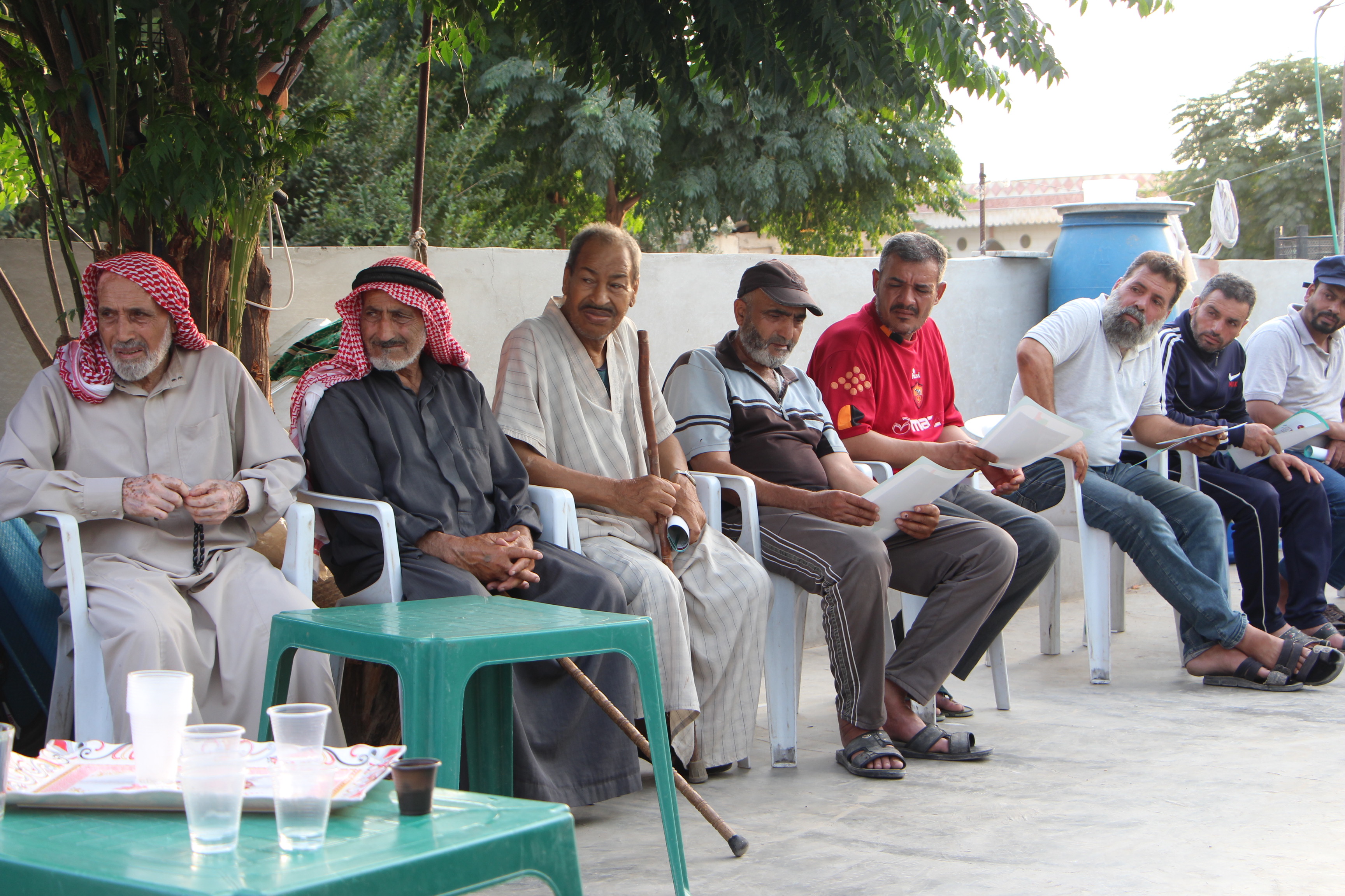 نشاطنا التوثيقي (7)... زيارة مضافة تجمّع جِلِّين  | موسوعة القرى الفلسطينية