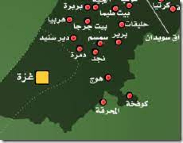 خريطة قرية كزفخة