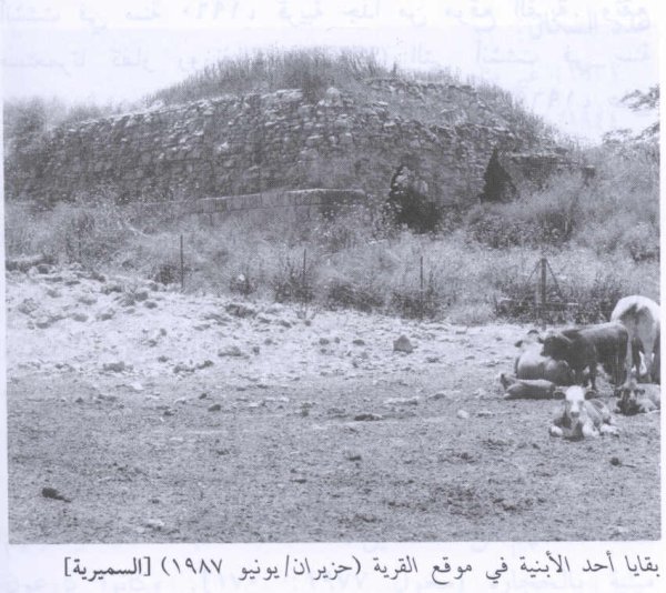 قرية السميرية قبل النكبة