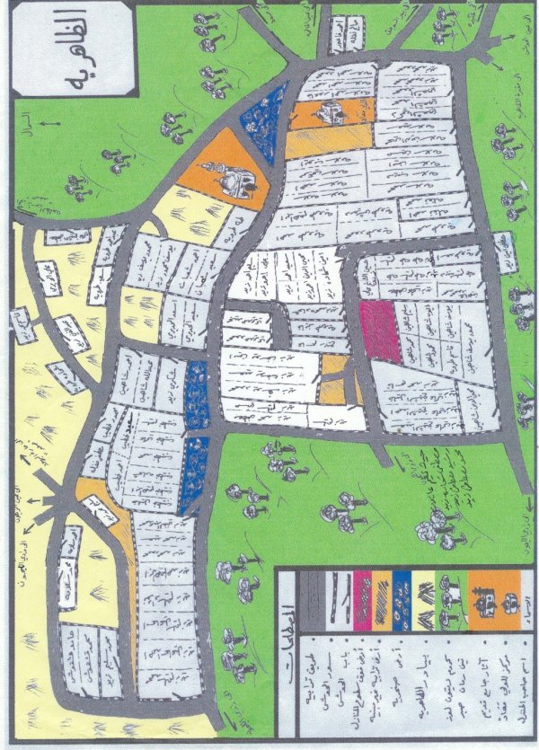 مخطط بيوت  قرية الظاهرية – تصميم محمد سعيد زيد