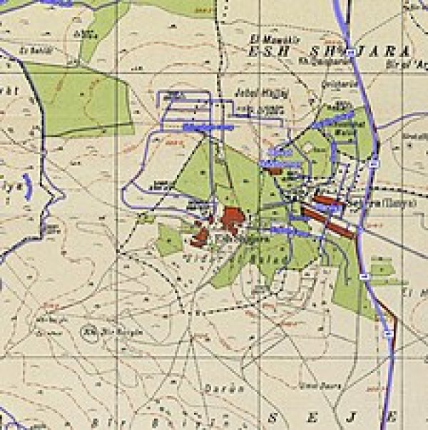 خريطة قرية الشجرة