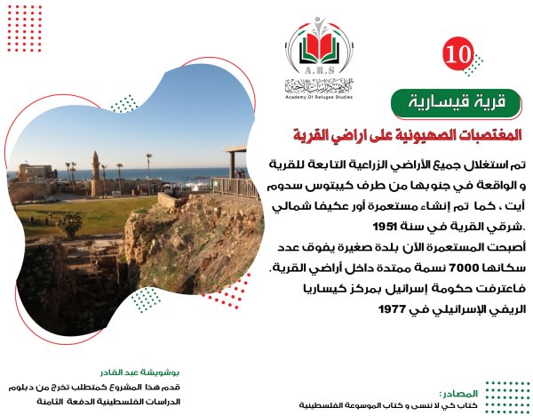 المغتصبات في القرية