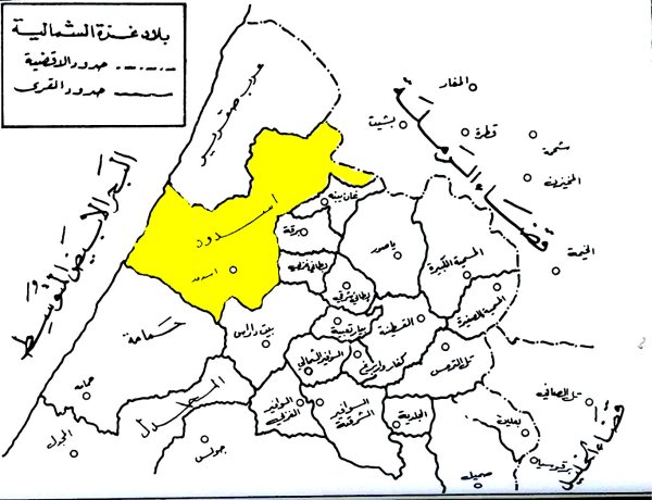 خريطة أسدود