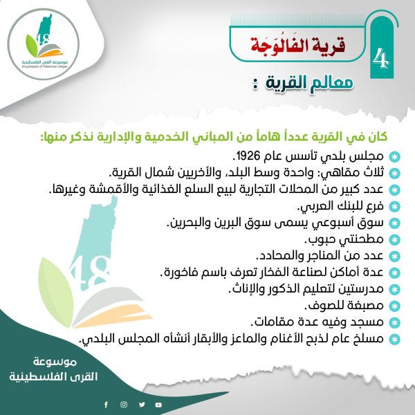 معالم الفالوجة