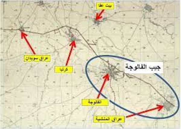 مخطط لبلدة الفالوجة