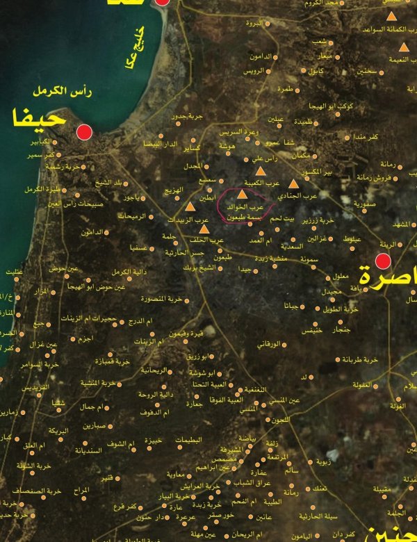 موقع قرية الخوالد