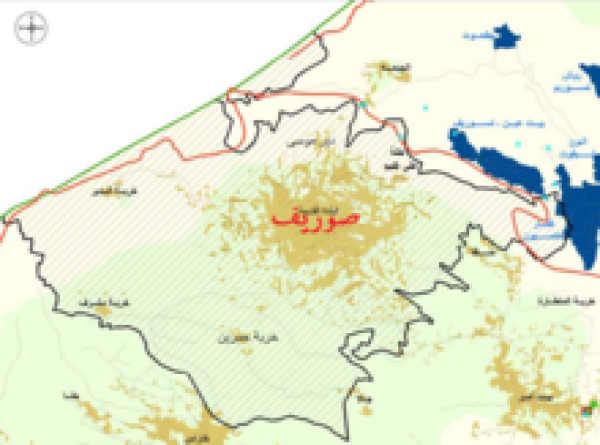 خريطة صوريف / الخليل