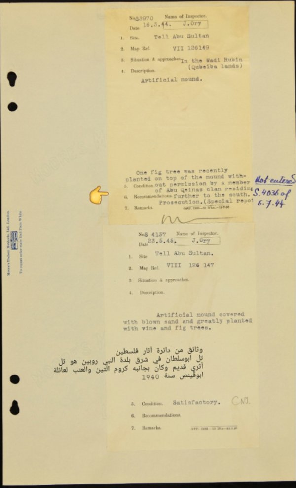 قرية  النبي روبين/ الرملة