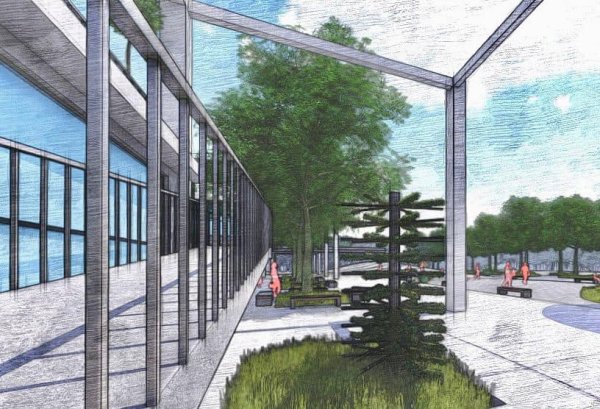 مشروع تخرج للمهندسه سجى عماد البرغوثي في الهندسه المعماريه في جامعة القدس اعادة تدوير حاجز قلندية بعد التحرير!