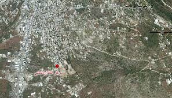 برطعة الغربية كما تبدو في خرائط غوغل