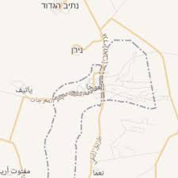 خريطة قرية العوجا