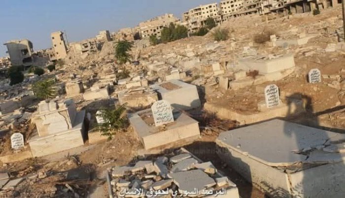 سلسلة رموز فلسطينية (178)... مقبرة الشهداء في مخيم اليرموك  | موسوعة القرى الفلسطينية